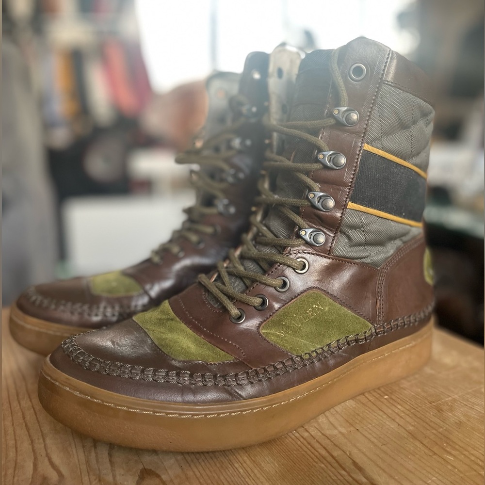 Alexander McQueen X Puma Joust boot green brown size 9 - Picture 11 of 16